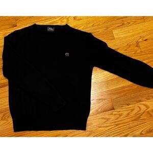 Vintage G-Star RAW Denim Classic Knit Crewneck Sweater Black Cotton Small